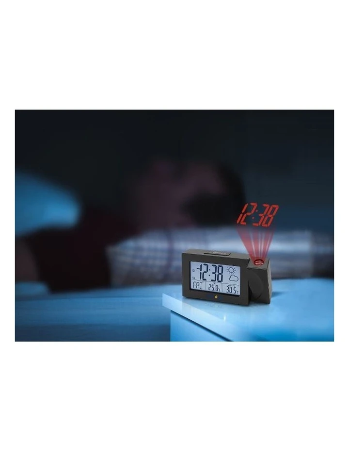 Budget π Explore Scientific RPW3008 Weather Projection Clock - Black π 3 Budget π Explore Scientific RPW3008 Weather Projection Clock - Black π - Image 3