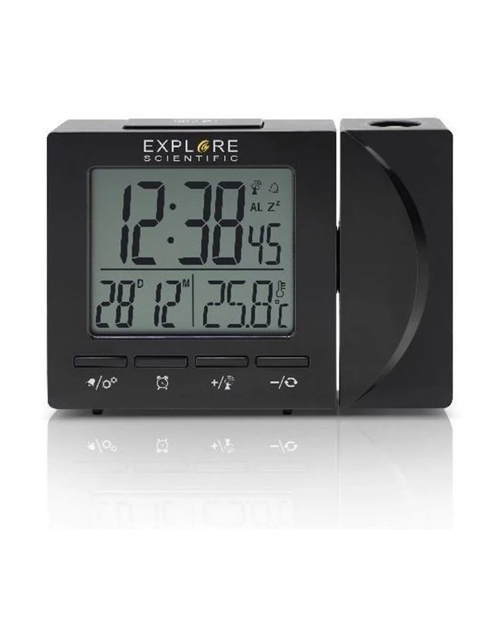 Best Sale π Explore Scientific RDP1001 Projection Clock - Black β¨ 2 Best Sale π Explore Scientific RDP1001 Projection Clock - Black β¨ - Image 2