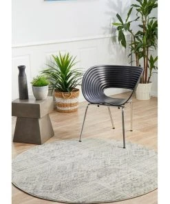 Brand new 😍 Rug Culture Mirage Zelda Silver Grey Round Rug 😍 -Deals Home Décor Store 790147900 7 720x928