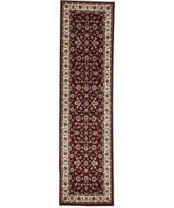 Deals 🎁  Rug Culture Sydney Collection Classic Rug Red with Ivory Border 🎁