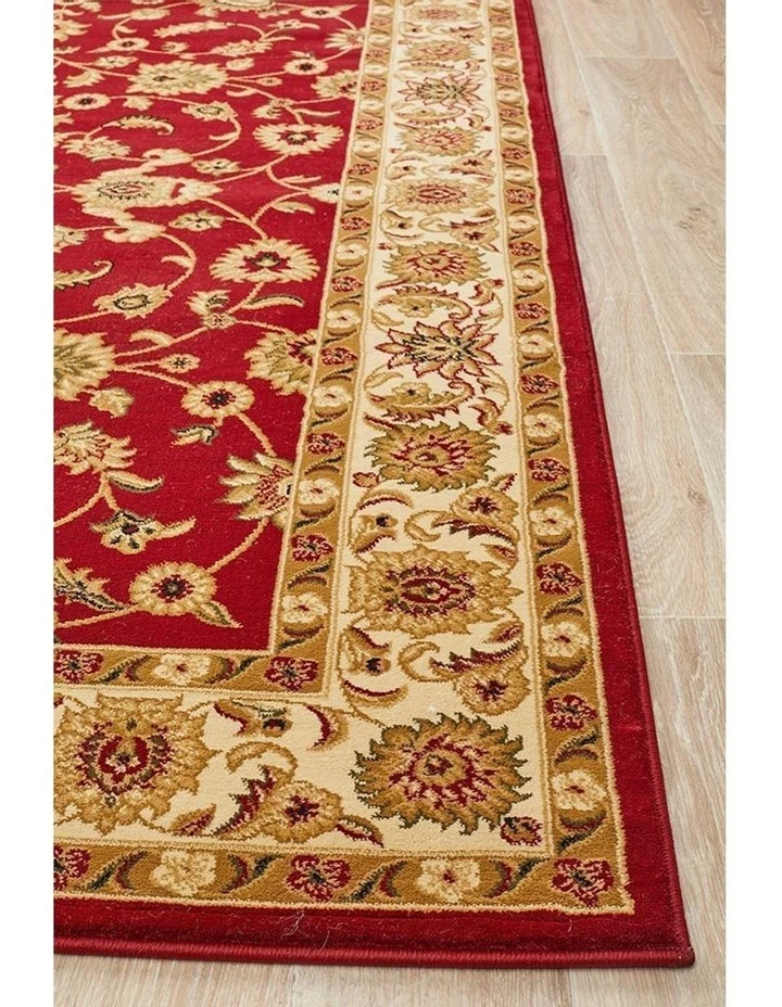 Deals π Rug Culture Sydney Collection Classic Rug Red with Ivory Border π 4 Deals π Rug Culture Sydney Collection Classic Rug Red with Ivory Border π - Image 4