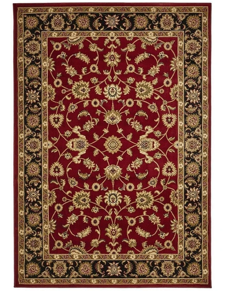 Outlet ⌛ Rug Culture Sydney Collection Classic Rug Red with Black Border ✨ 4 Outlet ⌛ Rug Culture Sydney Collection Classic Rug Red with Black Border ✨ - Image 4