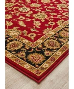 Outlet ⌛ Rug Culture Sydney Collection Classic Rug Red with Black Border ✨ 11 Outlet ⌛ Rug Culture Sydney Collection Classic Rug Red with Black Border ✨ -Deals Home Décor Store 790151050 5 720x928