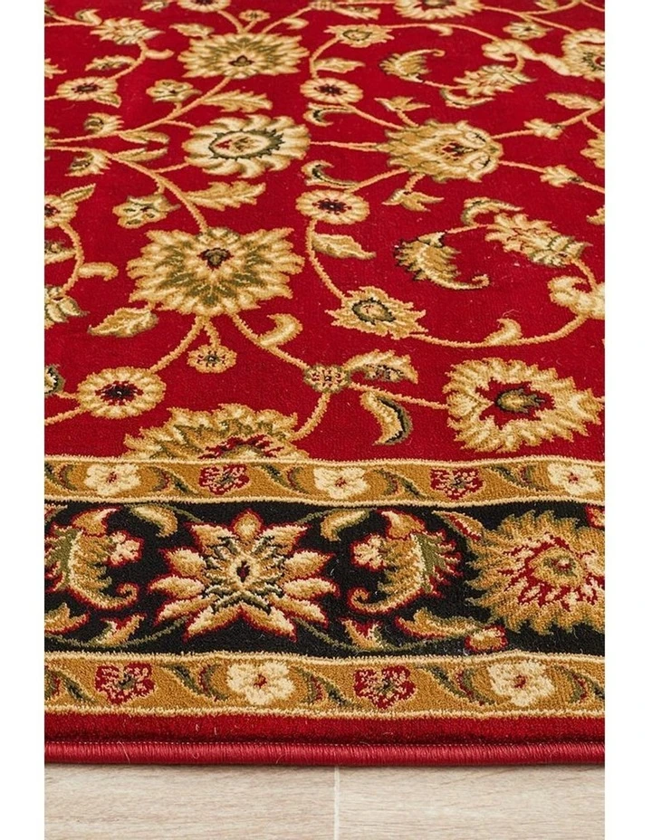 Outlet ⌛ Rug Culture Sydney Collection Classic Rug Red with Black Border ✨ 7 Outlet ⌛ Rug Culture Sydney Collection Classic Rug Red with Black Border ✨ - Image 7