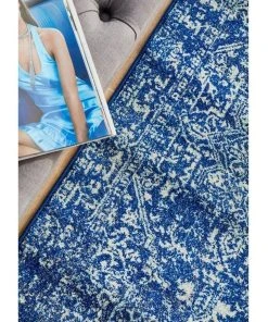 Deals ✔️ Rug Culture Evoke Contrast Navy Transitional Runner Rug 🔔 -Deals Home Décor Store 790151590 5 720x928
