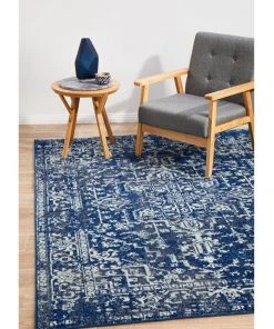 Best Sale 🔥 Rug Culture Evoke Contrast Navy Transitional Rug 🌟 -Deals Home Décor Store 790152670 3 720x928