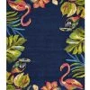 Discount ⌛ Rug Culture Copacabana Tropical Garden Stunning Indoor Outdoor Rug 🛒