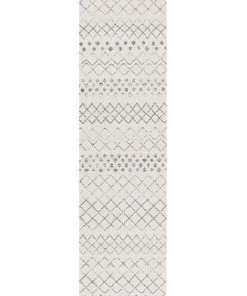 Best Sale ⌛ Rug Culture Oasis Selma White Grey Tribal Rug ✨