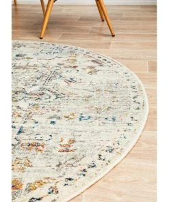 Flash Sale 👏 Rug Culture Century 911 Silver Round Rug 🎁 -Deals Home Décor Store 790156720 3 720x928