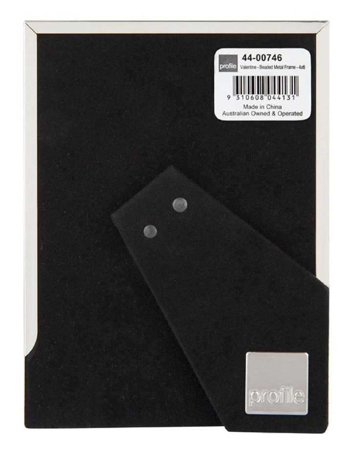 Cheap π Profile Valentine 4x6" (10x15cm) Photo Frame Silver β¨ 2 Cheap π Profile Valentine 4x6" (10x15cm) Photo Frame Silver β¨ - Image 2