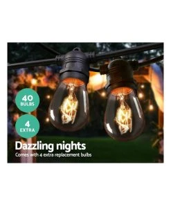 Best Pirce 🌟 My Plaza Festoon String Lights Bulbs Party Wedding Garden Party 38m ❤️ -Deals Home Décor Store 795720160 3 720x928