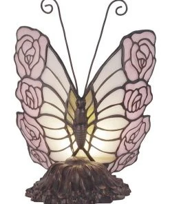 Cheapest 😉 G&G Bro Rose Butterfly Tiffany Table Lamp ✨