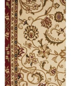 Cheapest 🔥 Rug Culture Sydney Collection Medallion Rug Ivory with Red Border 🛒 -Deals Home Décor Store 797876020 6 720x928