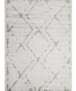 Top 10 🔥 Rug Culture Kendall Contemporary Diamond Rug Silver Grey ✔️