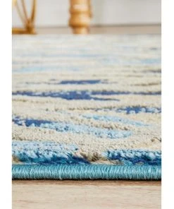 Best Sale 🔔 Rug Culture Dreamscape Ropes Modern Blue Runner Rug 🎉 -Deals Home Décor Store 797876560 4 720x928
