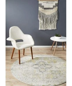 Best Sale 😀 Rug Culture Museum Wesley Silver Round Rug 🌟 -Deals Home Décor Store 797879710 3 720x928