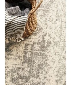 Coupon ❤️ Rug Culture Evoke Dream White Silver Transitional Round Rug ✔️ -Deals Home Décor Store 797879980 5 720x928