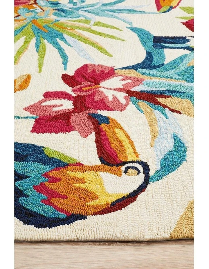 Cheap π Rug Culture Copacabana Toucan Tropical Indoor Outdoor Rug Cream βοΈ 4 Cheap π Rug Culture Copacabana Toucan Tropical Indoor Outdoor Rug Cream βοΈ - Image 4