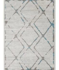 Top 10 ⭐ Rug Culture Kendall Contemporary Diamond Rug Grey Blue ⭐