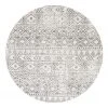 Buy 🌟 Rug Culture Oasis Ismail White Grey Rustic Round Rug 🎁