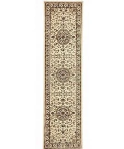 Promo 🎁 Rug Culture Sydney Collection Medallion Rug Ivory with Ivory Border ⭐
