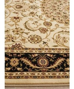 Best Pirce 🛒 Rug Culture Sydney Collection Medallion Rug Ivory with Black Border 💯 -Deals Home Décor Store 797883670 5 720x928