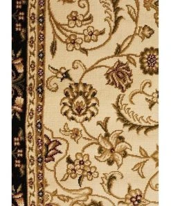 Best Pirce 🛒 Rug Culture Sydney Collection Medallion Rug Ivory with Black Border 💯 -Deals Home Décor Store 797883670 6 720x928