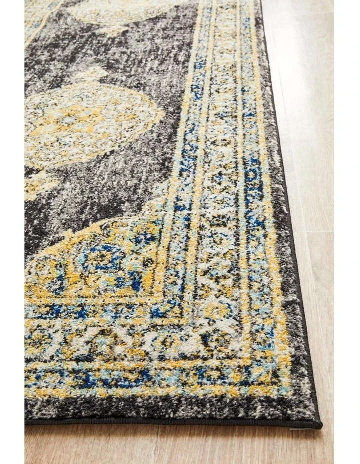 Best Pirce 🎁 Rug Culture Century 955 Charcoal Runner Rug ❤️ 3 Best Pirce 🎁 Rug Culture Century 955 Charcoal Runner Rug ❤️ - Image 3