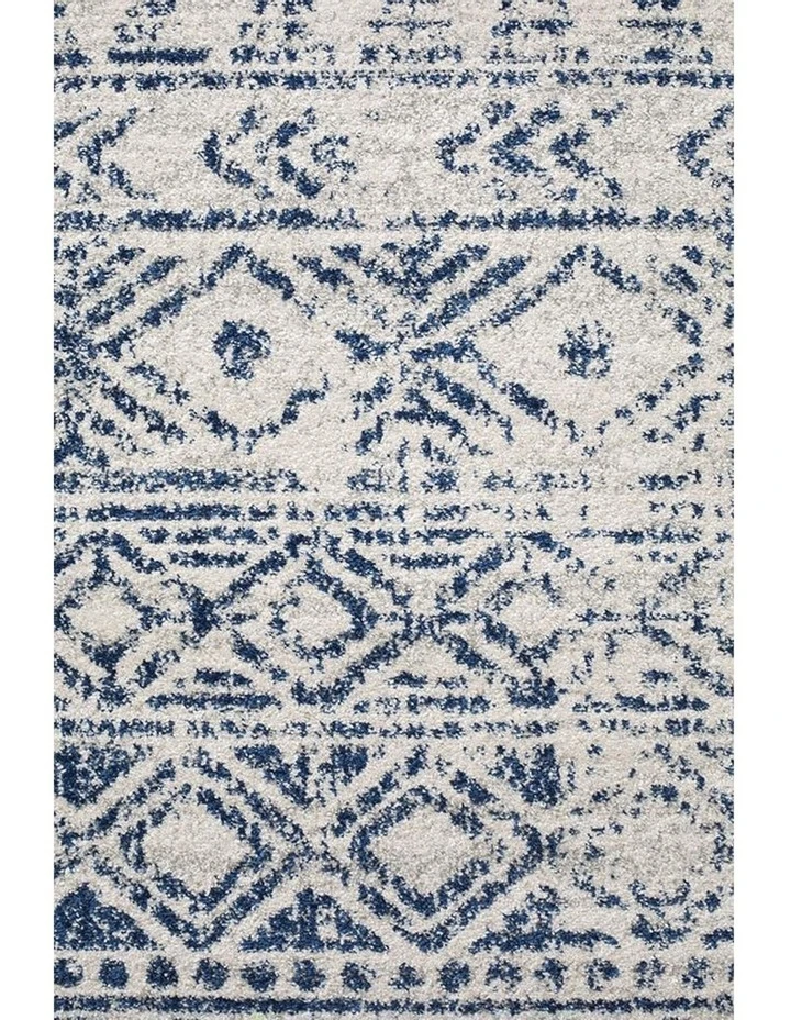 Flash Sale π Rug Culture Oasis Ismail White Blue Rustic Rug β 5 Flash Sale π Rug Culture Oasis Ismail White Blue Rustic Rug β - Image 5