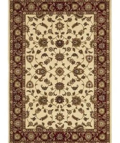 Discount 🛒 Rug Culture Sydney Collection Classic Rug Ivory with Red Border 😉 -Deals Home Décor Store 797932270 4 720x928