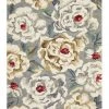 Discount ⌛ Rug Culture Copacabana Gorgeous Peony Grey Indoor Outdoor Rug 👍