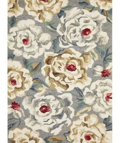 Discount β Rug Culture Copacabana Gorgeous Peony Grey Indoor Outdoor Rug π