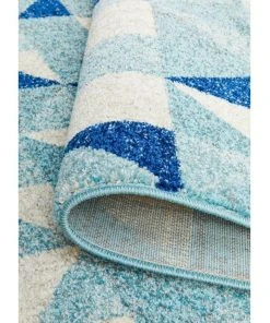 Promo 🧨 Rug Culture Mirage Illusion Modern Geo Blue Ivory Rug 🥰 -Deals Home Décor Store 797934160 3 720x928