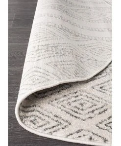 Buy ⭐ Rug Culture Oasis Salma White And Grey Tribal Round Rug ❤️ -Deals Home Décor Store 797934520 4 720x928