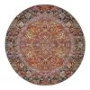 Hot Sale 😀 Rug Culture Museum Preston Multi Coloured Round Rug 🛒