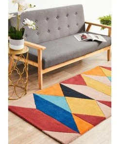 Flash Sale ❤️ Rug Culture Matrix Pure Wool 904 Sunset Runner Rug 🎁 -Deals Home Décor Store 797938030 4 720x928