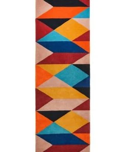 Flash Sale ❤️ Rug Culture Matrix Pure Wool 904 Sunset Runner Rug 🎁 -Deals Home Décor Store 797938030 6 720x928