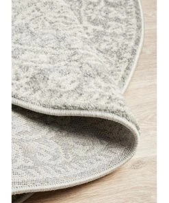 Promo 🎁 Rug Culture Mirage Gwyneth Stunning Transitional Silver Round Rug 😀 -Deals Home Décor Store 797938120 6 720x928