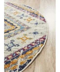 Hot Sale 🛒 Rug Culture Babylon 203 White Round Rug ⌛ -Deals Home Décor Store 797938210 3 720x928