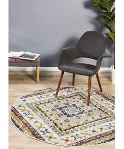 Hot Sale 🛒 Rug Culture Babylon 203 White Round Rug ⌛ -Deals Home Décor Store 797938210 7 720x928