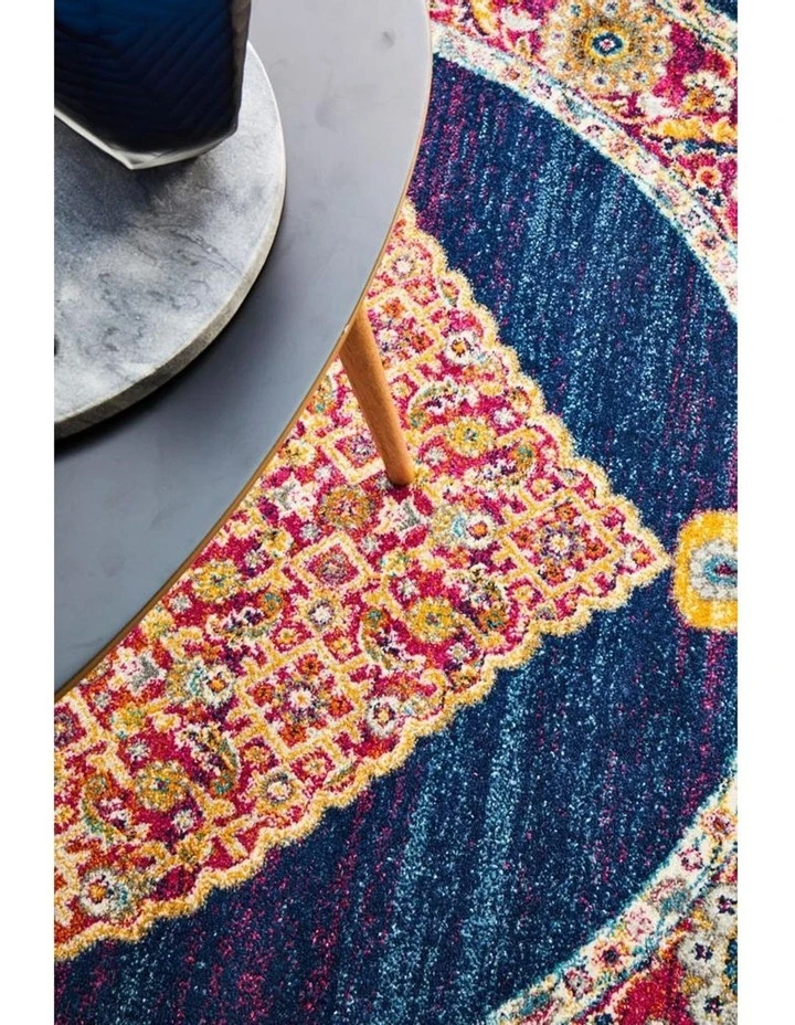 Promo π€© Rug Culture Century 966 Royal Blue Round Rug π 4 Promo π€© Rug Culture Century 966 Royal Blue Round Rug π - Image 4