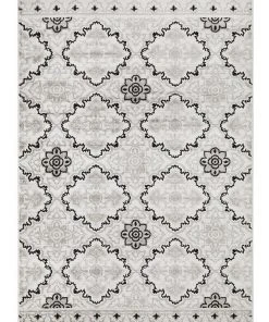 Best Pirce π Rug Culture Norah Modern Rug Black White Silver π§¨