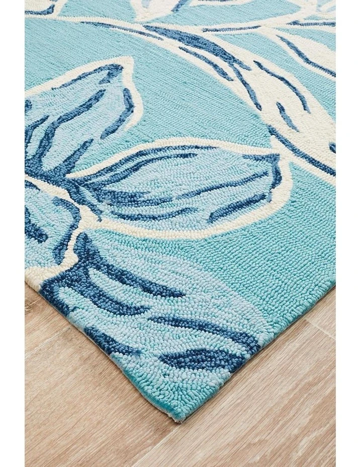 Cheap β Rug Culture Copacabana Whimsical Blue Floral Indoor Outdoor Rug π 2 Cheap β Rug Culture Copacabana Whimsical Blue Floral Indoor Outdoor Rug π - Image 2
