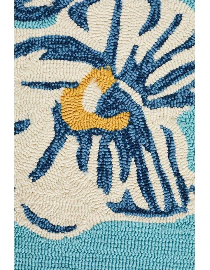 Cheap β Rug Culture Copacabana Whimsical Blue Floral Indoor Outdoor Rug π 5 Cheap β Rug Culture Copacabana Whimsical Blue Floral Indoor Outdoor Rug π - Image 5