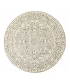 Brand new ✔️ Rug Culture Evoke Silver Flower Transitional Round Rug 🥰