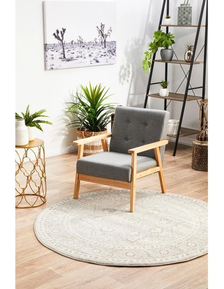 Brand new ✔️ Rug Culture Evoke Silver Flower Transitional Round Rug 🥰 6 Brand new ✔️ Rug Culture Evoke Silver Flower Transitional Round Rug 🥰 - Image 6