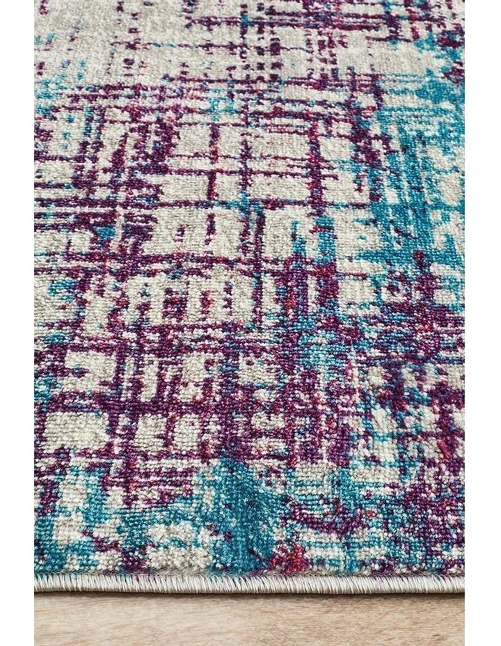 Buy ❤️ Rug Culture Skyler Abstract Rug Grey Blue Purple ⭐ 4 Buy ❤️ Rug Culture Skyler Abstract Rug Grey Blue Purple ⭐ - Image 4