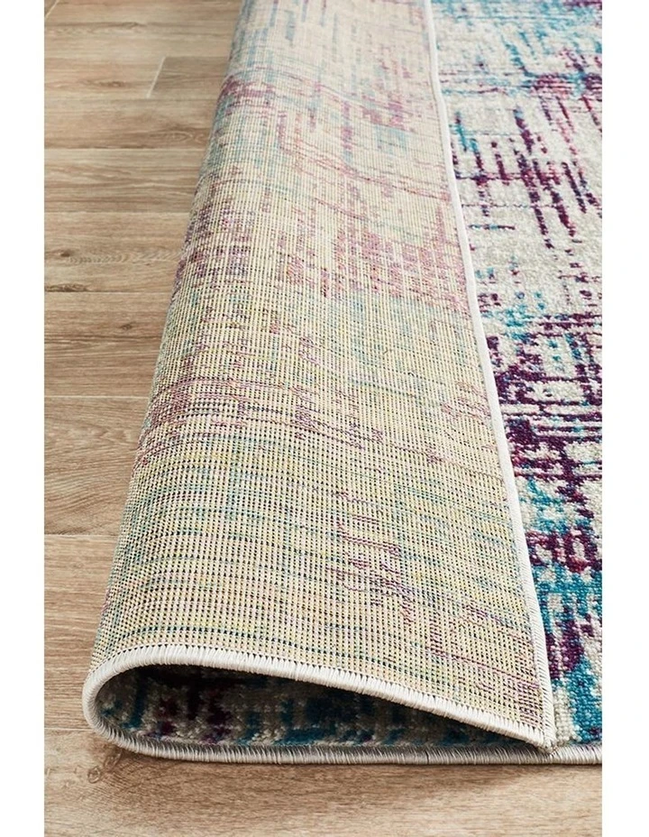 Buy ❤️ Rug Culture Skyler Abstract Rug Grey Blue Purple ⭐ 5 Buy ❤️ Rug Culture Skyler Abstract Rug Grey Blue Purple ⭐ - Image 5