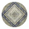 Outlet 😉 Rug Culture Babylon 203 Navy Round Rug ⌛