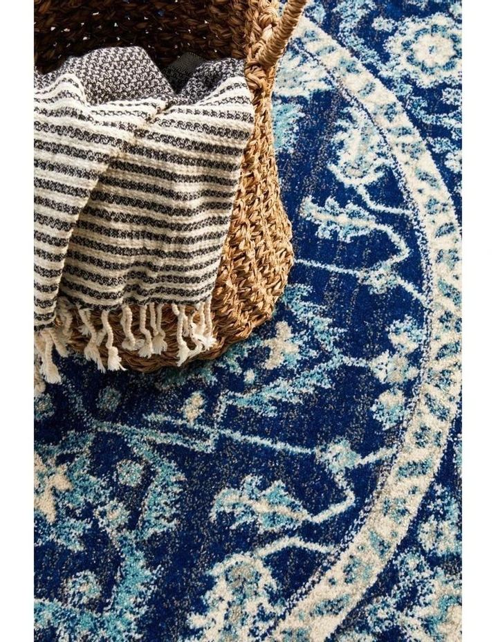 Best Sale π Rug Culture Evoke Release Navy Transitional Round Rug π€© 5 Best Sale π Rug Culture Evoke Release Navy Transitional Round Rug π€© - Image 5